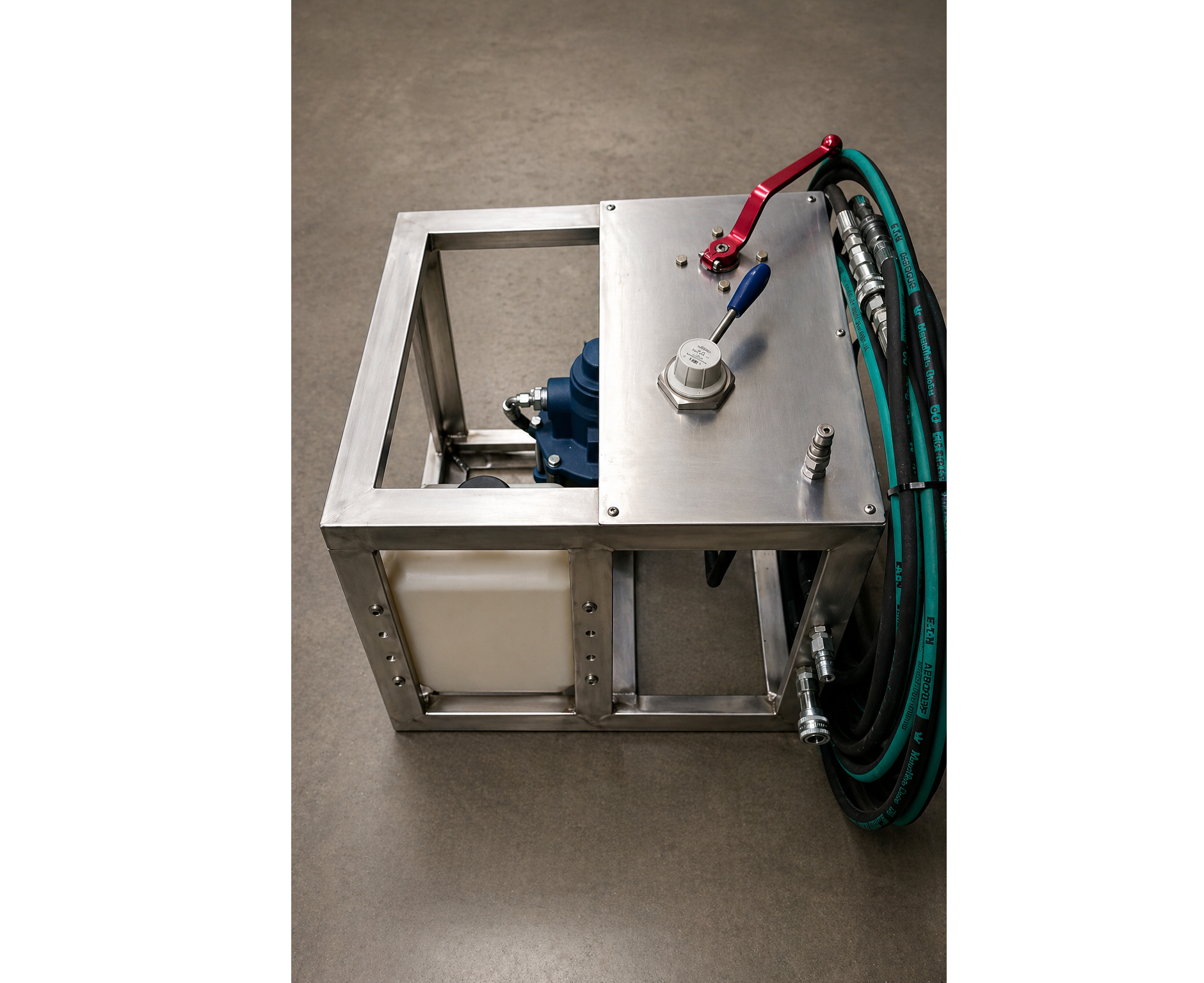Portable hydraulic pressure pump