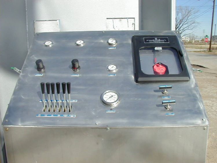 hydro test, hydrostatic testing console